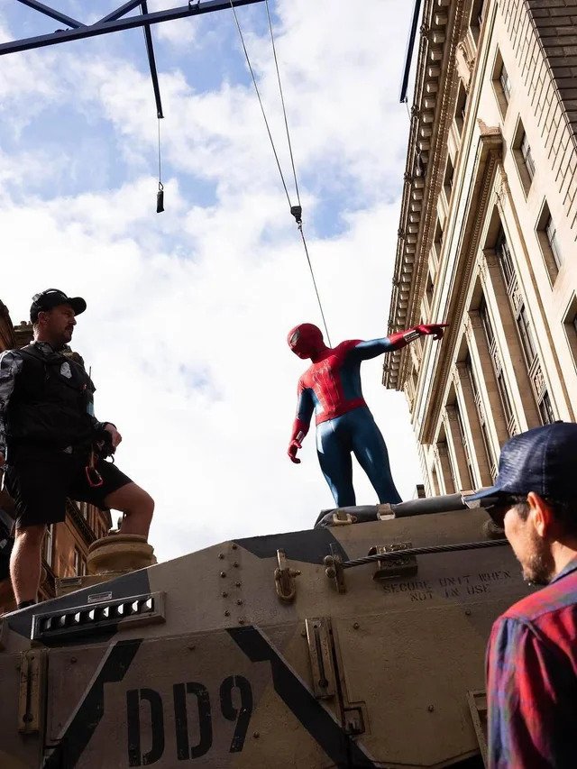 Behind the scenes filming of Spider-Man Brand New Day on location in Glasgow, Scotland.