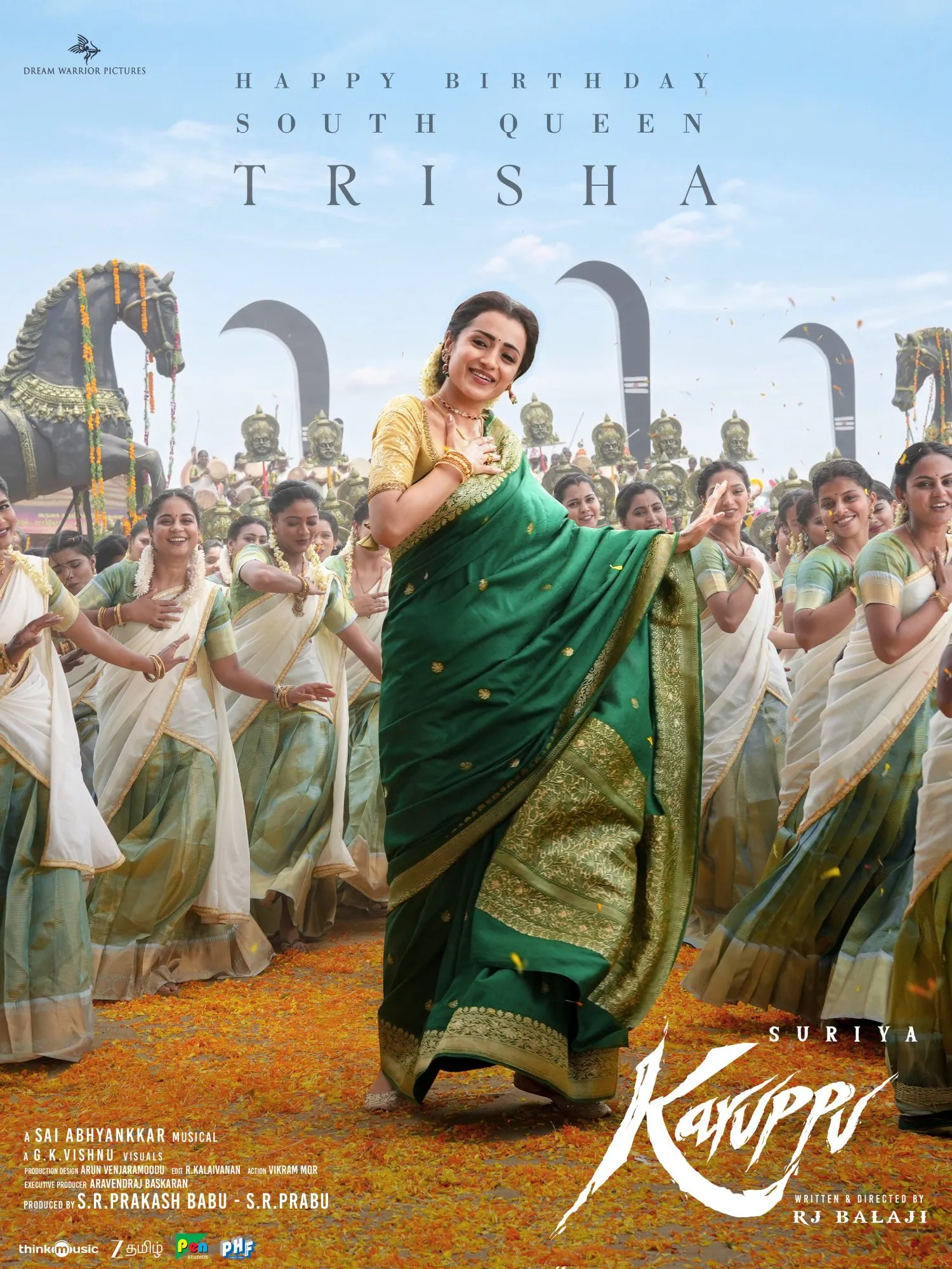 Suriya and Trisha in Karuppu movie