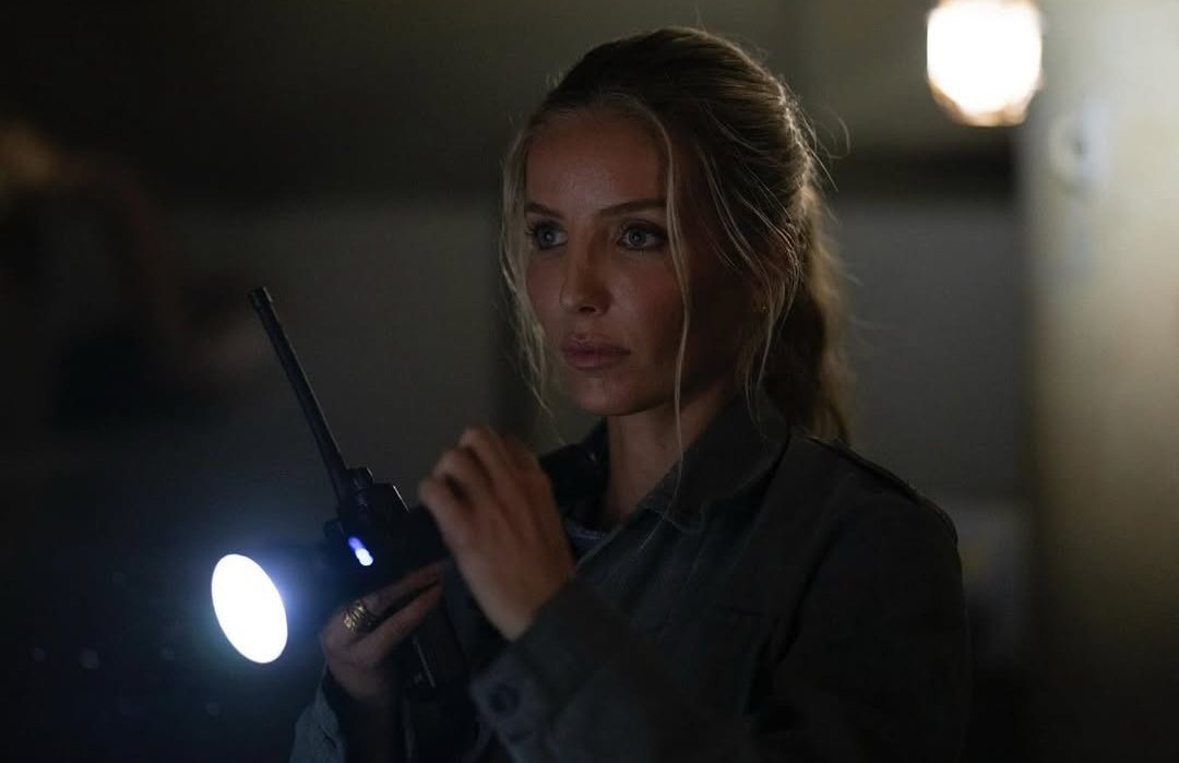 Annabelle Wallis and Adrian Lester in Jason Statham Mutiny.