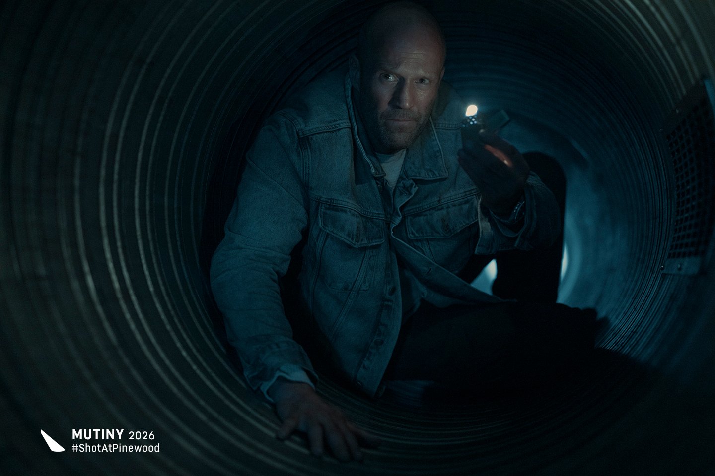  Close-quarters fight scene from Jason Statham Mutiny film