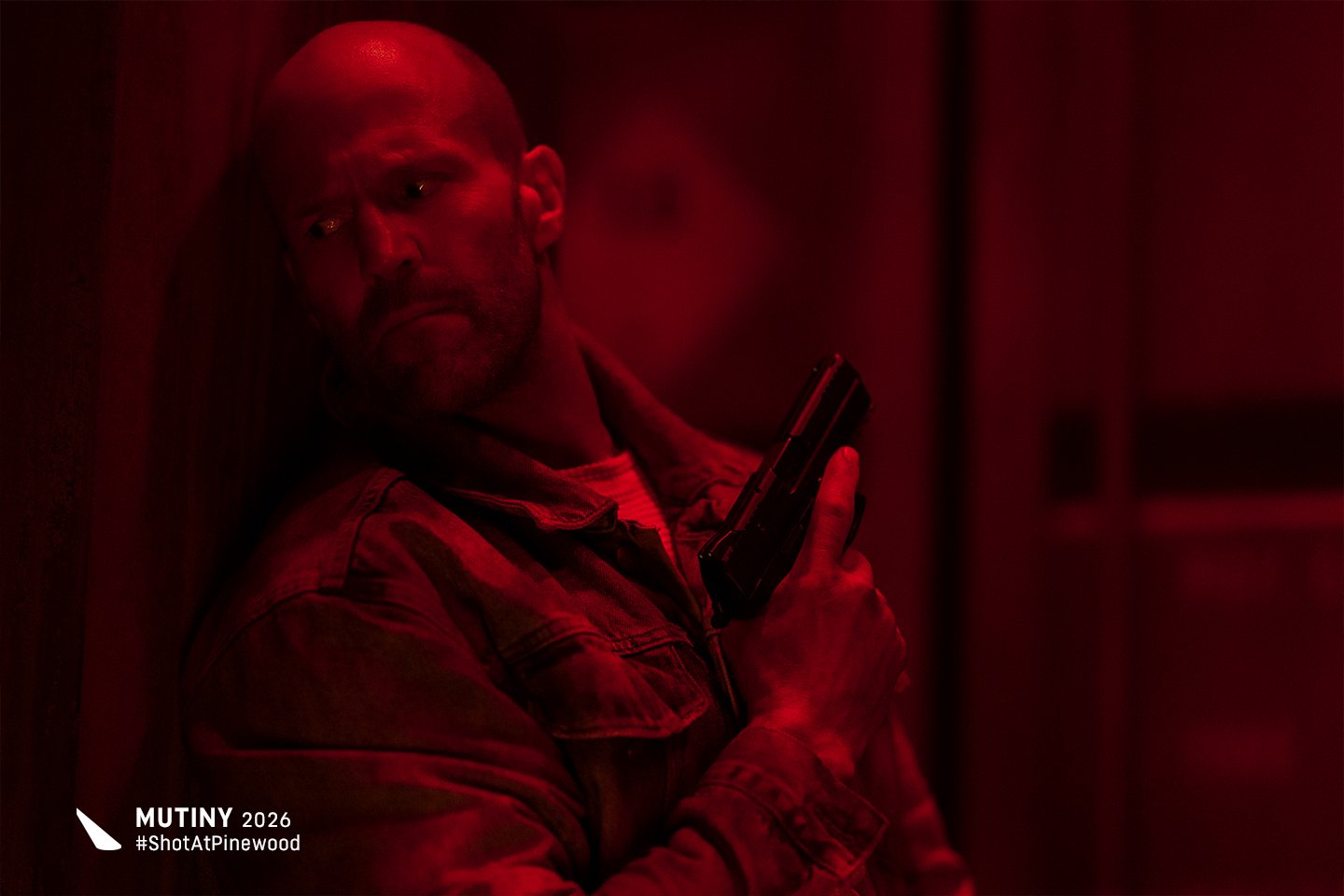  Jason Statham Mutiny theatrical poster with 2026 release date.